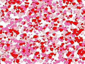 Heart Cluster Desktop Wallpaper