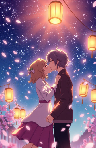 Anime Kiss Wallpaper