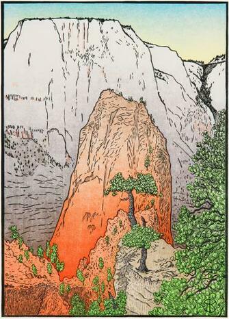 Angels Landing Zion Nat L Park Tom Killion