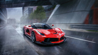 La Ferrari In Rain 4k 1440p Resolution HD Wallpaper