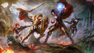 Fantasy Battle Background Wallpaper HD Wallpaper13
