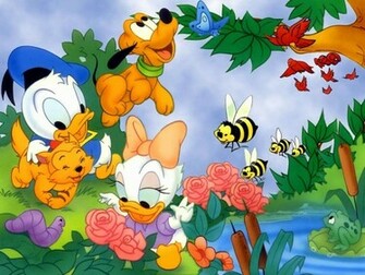 And Baby Daisy Wallpaper Donald Duck