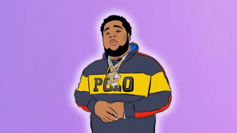 Rod Wave Digital Drawing Wallpaper