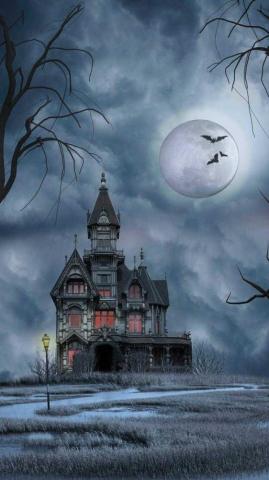 4k Haunted House Wallpaper Whatspaper