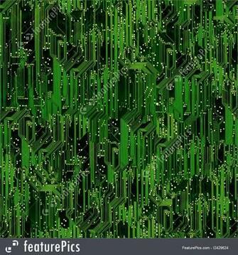 Technology Circuit Board Seamless Background Stock Image