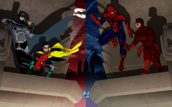 Batman Robin Dc Comics Spider Man Daredevil Marvel