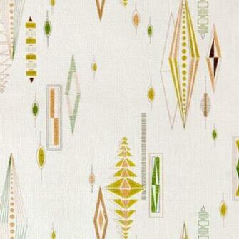Atomic 1950s 60s Mid Century Designed Fabulous Wallpaper