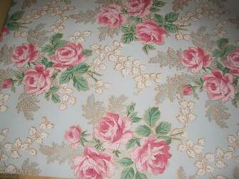 Shabby Pink World Rose Vintage Wallpaper