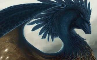 Wallpaper Dragon Fantasy Art Feathers