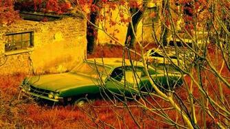 Clickhere Gr Wallpaper Abandoned Car