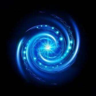 Blue Vortex Spiral