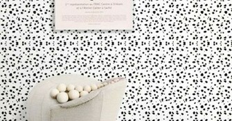 Dalmatian Spot Pattern Peel And Stick Removable Wallpaper M1002