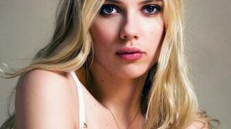 Scarlett Johansson Sexy Actress Wallpaper Wide Screen