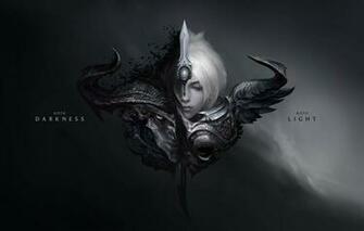 Wallpaper Demon Girl Sword Game Devil Woman Ken Blade