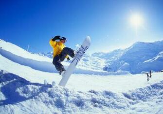 HD Snow Skating Wallpaper