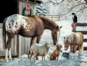 Pony And Friends Horse Animals Horses HD Desktop Wallpaper