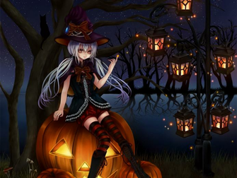 Halloween Anime HD Wallpaper