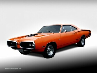 Dodge Super Bee Orange Hardtop Wallpaper Mopar Muscle Cars