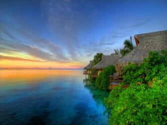 Tropical Bungalows X Water Photography Miriadna