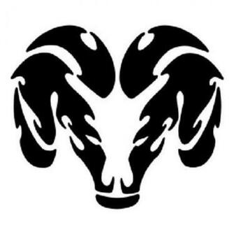 Dodge Ram Logo Image Cut Out Of