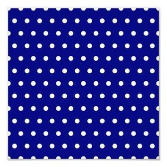 Navy And White Polka Dots Photo