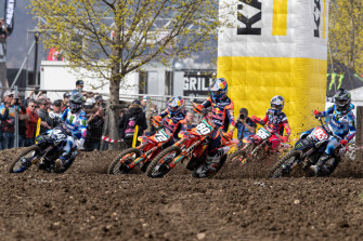Red Bull Ktm Seize Mx2 Podium Spoils As Adamo Finishes Runner Up