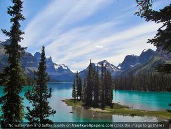 Spirit Island On Maligne Lake Canada HD Wallpaper