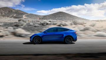 Tesla Model Y Side Wallpaper Newcarcars