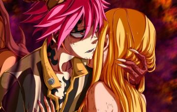 Wallpaper Dragon Anime Art Two Fairy Tail Natsu Dragneel
