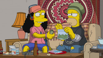 Bart Simpson Weed Wallpaper