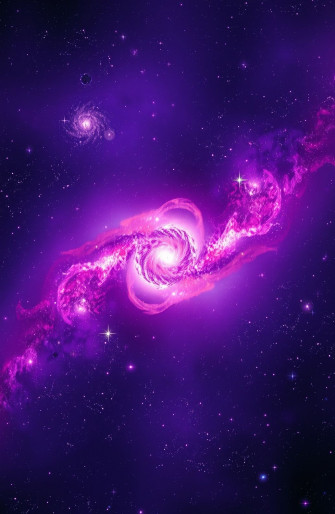 Purple Galaxy Wallpaper