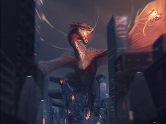 Fire Dragon HD Wallpaper