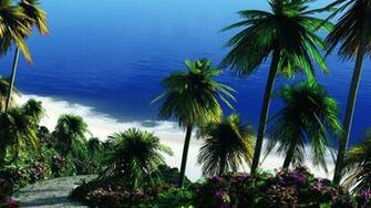 Tropical Beach Wallpaper