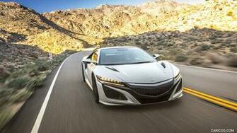 Acura Nsx White Front HD Wallpaper
