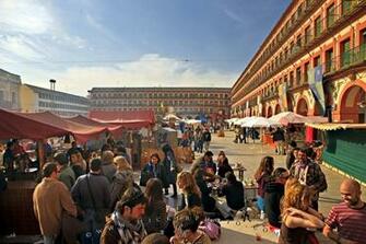 Wallpaper Background Medieval Markets Cordoba City Andalusia