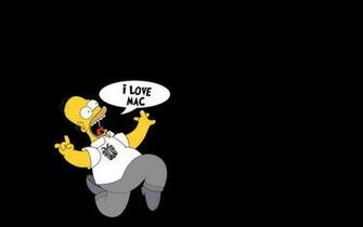 Homer Simpson Apple Wallpaper