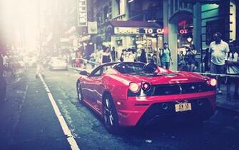 Red Convertible Coupe Car Ferrari HD Wallpaper