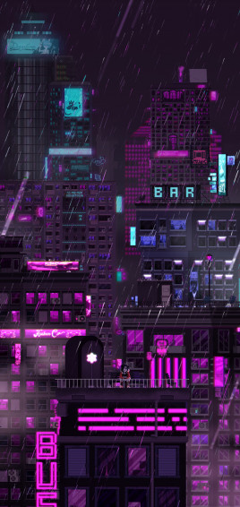 Pixel City I Did For A Commission Pixelart