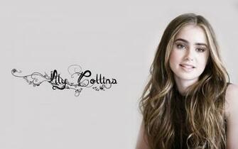 Lily Collins Desktop Wallpaper