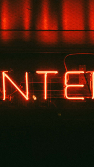 Neon Red Aesthetic Wallpaper