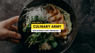 Yellow And Black Photo Food Banner Templates By