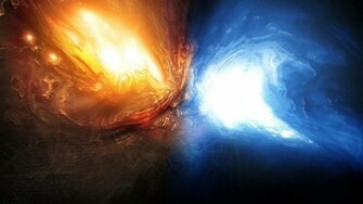 Fire And Water Wallpaper Wide HD