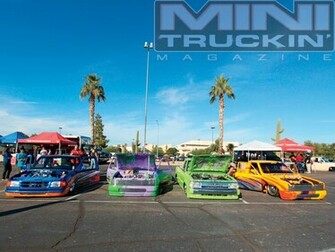 Mini Truckin Wallpaper Row Of Minis Photo