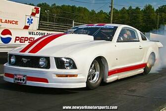 Outlaw Mustang Burnout Wallpaper Background