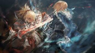 Anime Fate Apocrypha Mordred Artoria Pendragon