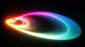 Wallpaper Red Glow A Dark Background Oval 3d Widescreen On The