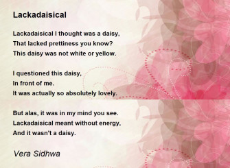 Lackadaisical Wallpaper