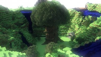 Minecraft Landscape Wallpaper