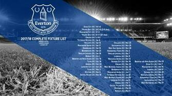 Updated Fixture List Background Including Europa And League Cup