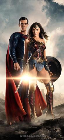 Justice League Superman Wonder Woman 4k iPhone Xs